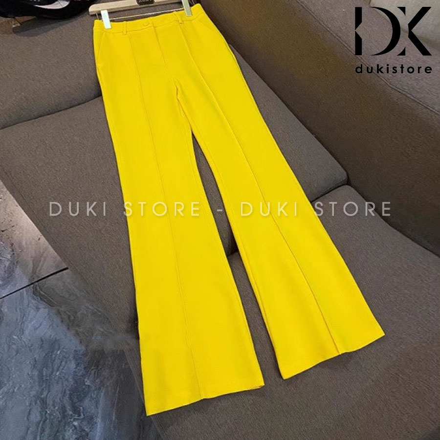 bộ vest nữ 1 cúc quần ống loe màu vàng đẹp bo-vest-nu-1-cuc-quan-ong-loe-mau-vang-dep-DKU0049-2.jpg